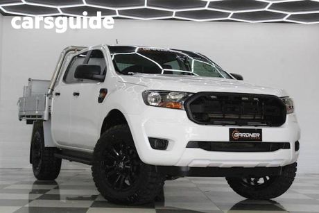 White 2019 Ford Ranger Double Cab Chassis XL 2.2 HI-Rider (4X2)