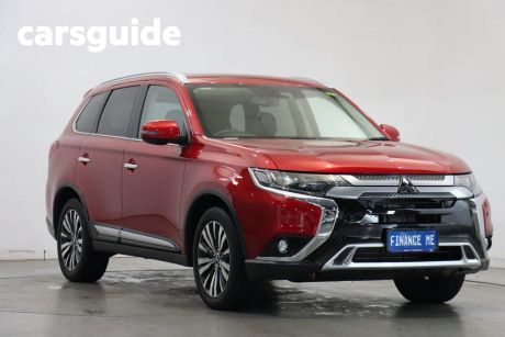Red 2020 Mitsubishi Outlander Wagon Exceed 7 Seat (awd)