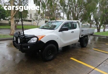 White 2012 Mazda BT-50 Freestyle Cab Chassis XT (4X2)