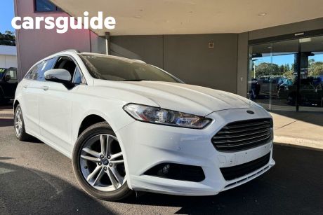 White 2018 Ford Mondeo Wagon Ambiente Tdci