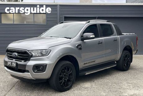Silver 2021 Ford Ranger Double Cab Pick Up Wildtrak 3.2 (4X4)