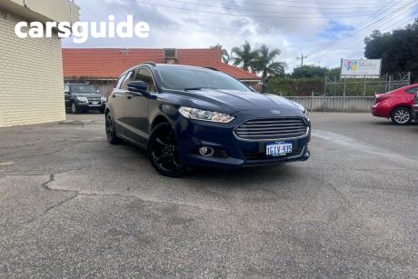 Blue 2017 Ford Mondeo Wagon Trend MD