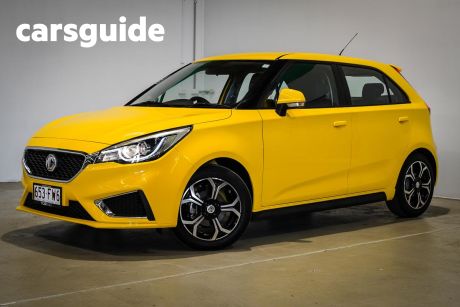 Yellow 2022 MG MG3 Auto Hatchback Excite (with Navigation)