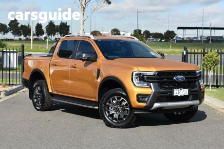 Yellow 2023 Ford Ranger Double Cab Pick Up Wildtrak 2.0 (4X4)