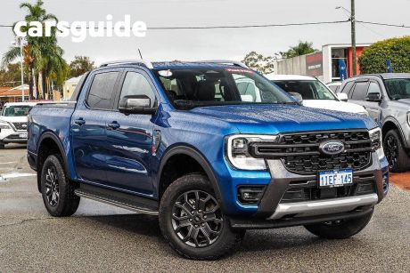 Blue 2024 Ford Ranger Double Cab Pick Up Wildtrak 3.0 (4X4)