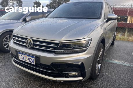 Grey 2019 Volkswagen Tiguan Wagon 132 TSI R-Line Edition
