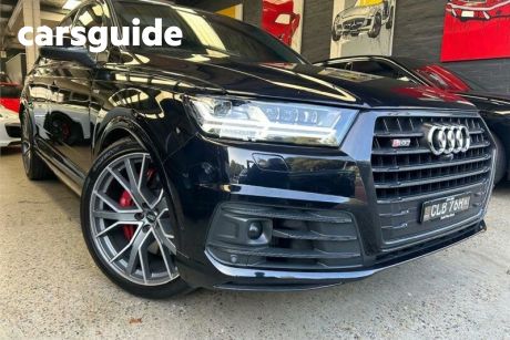 Black 2017 Audi SQ7 Wagon 4.0 TDI V8 Quattro