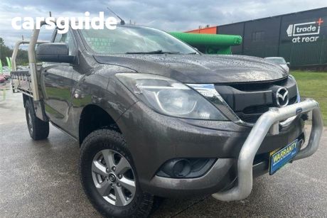 Brown 2017 Mazda BT-50 Cab Chassis XT (4X2)