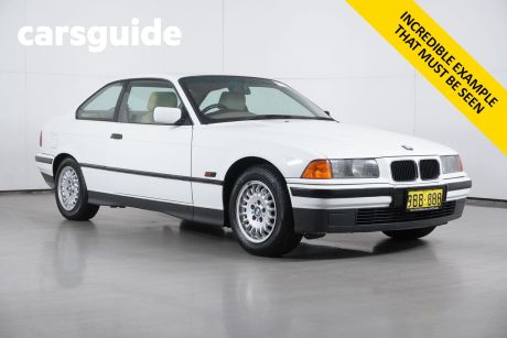 White 1995 BMW 318IS Coupe
