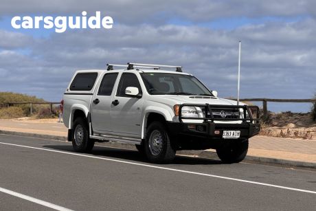 White 2009 Holden Colorado Crew Cab Chassis LX (4X4)