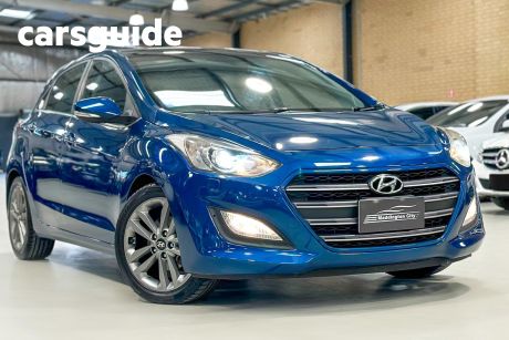 Blue 2015 Hyundai I30 Hatchback SR Premium