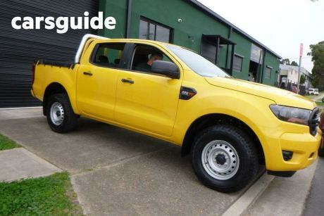 Yellow 2019 Ford Ranger Double Cab Chassis XL 2.2 HI-Rider (4X2)