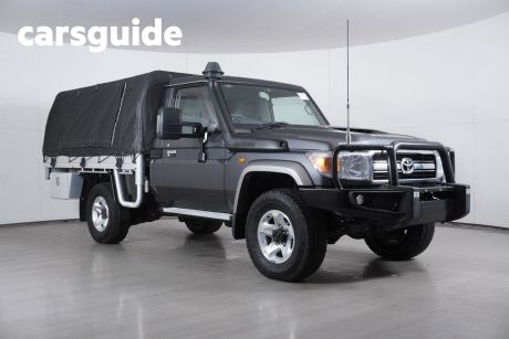 Grey 2019 Toyota Landcruiser Cab Chassis GXL (4X4)