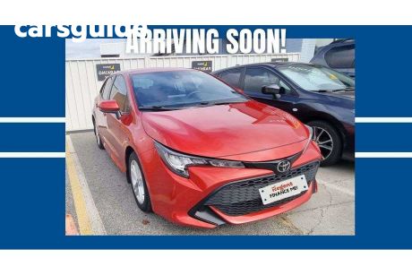 Red 2019 Toyota Corolla Hatchback Ascent Sport