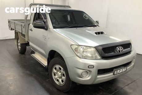 Silver 2009 Toyota Hilux Cab Chassis SR (4X4)