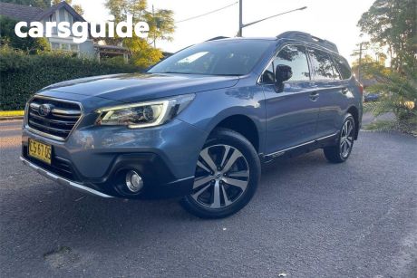 Blue 2018 Subaru Outback Wagon 2.5I