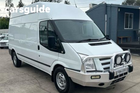 White 2013 Ford Transit Commercial 350 High Roof LWB