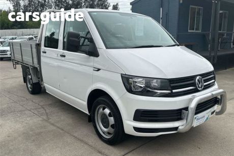 White 2017 Volkswagen Transporter Dual Cab Chassis TDI 400 LWB