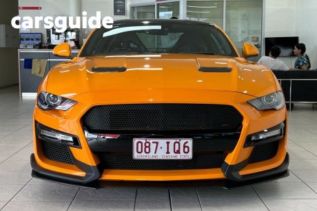 Orange 2019 Ford Mustang Coupe GT