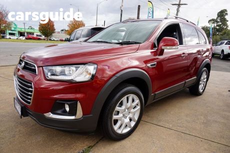 Red 2018 Holden Captiva Wagon Active 7 Seater
