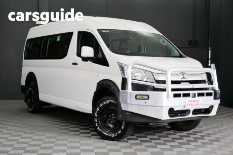 White 2021 Toyota HiAce Commercial Commuter High Roof Super LWB