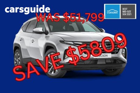 Silver 2023 Hyundai Tucson Wagon Elite (awd)