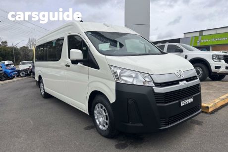 White 2024 Toyota HiAce Commercial Commuter