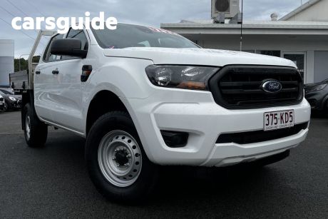 White 2021 Ford Ranger Double Cab Chassis XL 2.2 (4X4)