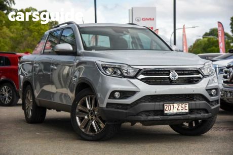 Silver 2019 Ssangyong Musso XLV Dual Cab Utility Ultimate