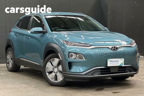 Blue 2019 Hyundai Kona Wagon Elite Electric