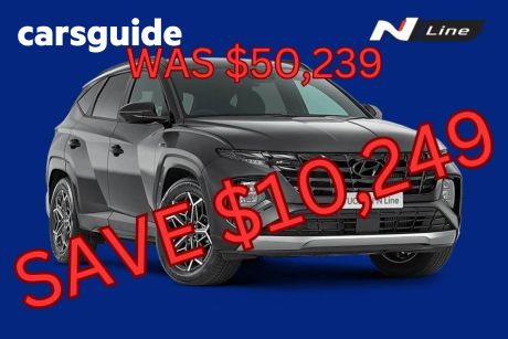 Grey 2023 Hyundai Tucson Wagon Elite N Line (fwd)