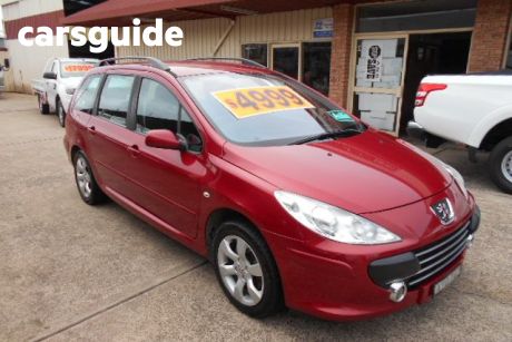 Red 2006 Peugeot 307 Wagon XSE HDI 2.0 Touring