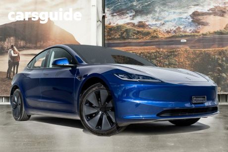 Blue 2024 Tesla Model 3 Sedan Rear-Wheel Drive