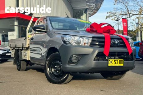 Silver 2021 Toyota Hilux Cab Chassis Workmate