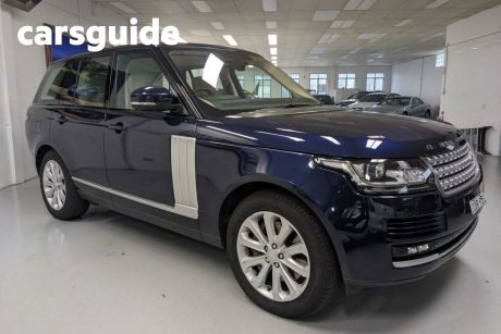 Blue 2013 Land Rover Range Rover Wagon Vogue SE SDV8