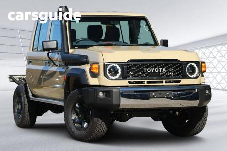 Brown 2023 Toyota Landcruiser 70 Series Double Cab Chassis LC79 GXL