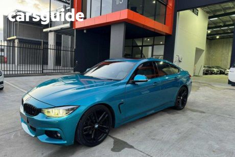 Blue 2017 BMW 4 Coupe 20i