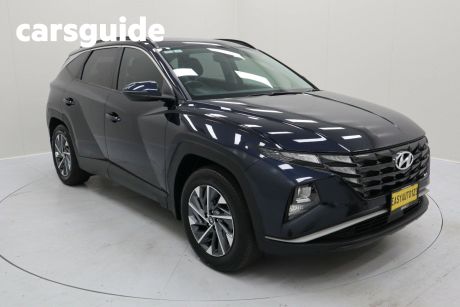 Blue 2021 Hyundai Tucson Wagon Elite (fwd)