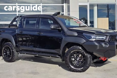 Black 2021 Toyota Hilux Double Cab Pick Up Rugged X (4X4)