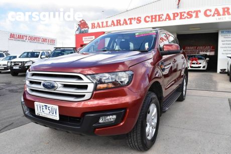 Red 2017 Ford Everest Wagon Ambiente