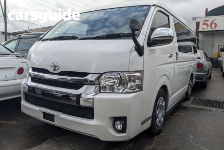White 2017 Toyota HiAce Commercial COMMUTER