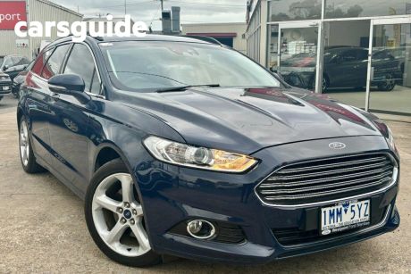 Blue 2018 Ford Mondeo Wagon Trend Tdci