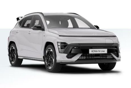 Grey 2024 Hyundai Kona Wagon Electric 2WD N Line