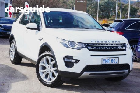White 2019 Land Rover Discovery Sport Wagon TD4 (110KW) HSE AWD