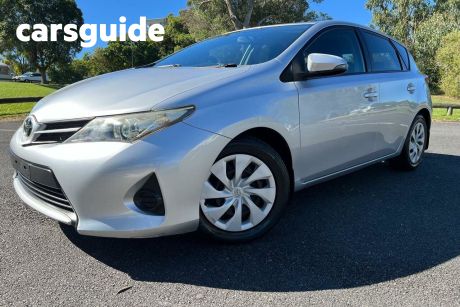 Silver 2013 Toyota Corolla Hatchback Ascent