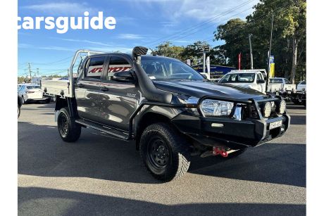 Grey 2020 Toyota Hilux Double Cab Chassis SR (4X4)