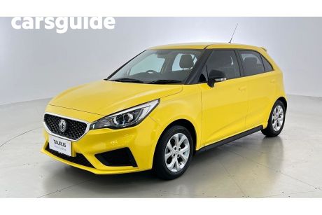 Yellow 2021 MG MG3 Auto Hatchback Excite (with Navigation)