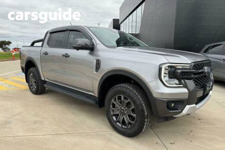 Silver 2023 Ford Ranger Double Cab Pick Up Sport 3.0 (4X4)