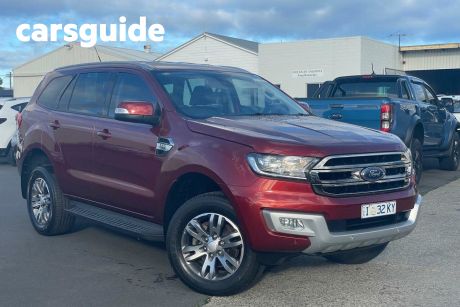 Red 2017 Ford Everest Wagon Trend