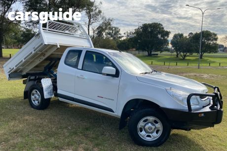White 2015 Holden Colorado Space Cab Chassis LS (4X4)